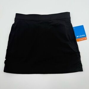 Columbia Girl’s Athena Skort Omni-Shade 50 Black w/Pink Shorts Medium 10-12 NWT